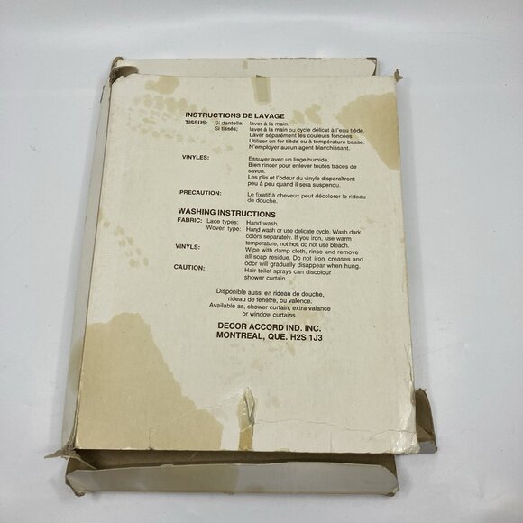 Deadstock Decor Accord Vinyl Shower Curtain Hollywood Stars Black & White Vtg - Picture 5 of 10